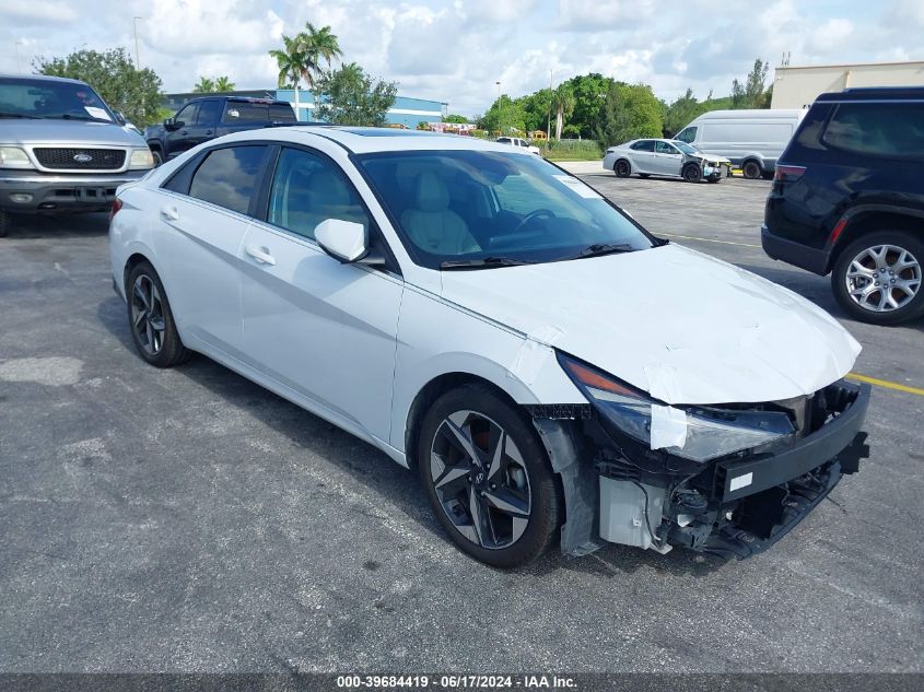 2021 HYUNDAI ELANTRA 2.0L I-4 DOHC, VVT, (VIN: 5NPLP4AG0MH011732