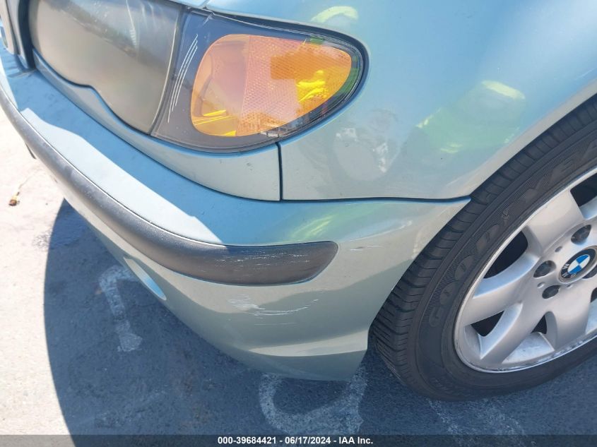 2003 BMW 325I VIN: WBAAZ33433KP79166 Lot: 39684421