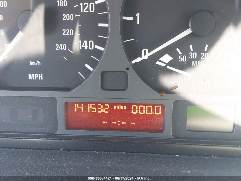 2003 BMW 325I VIN: WBAAZ33433KP79166 Lot: 39684421