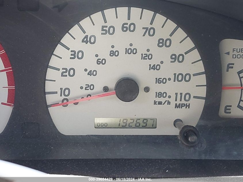 2004 Toyota Tacoma Prerunner V6 VIN: 5TEGN92N04Z368634 Lot: 39684429