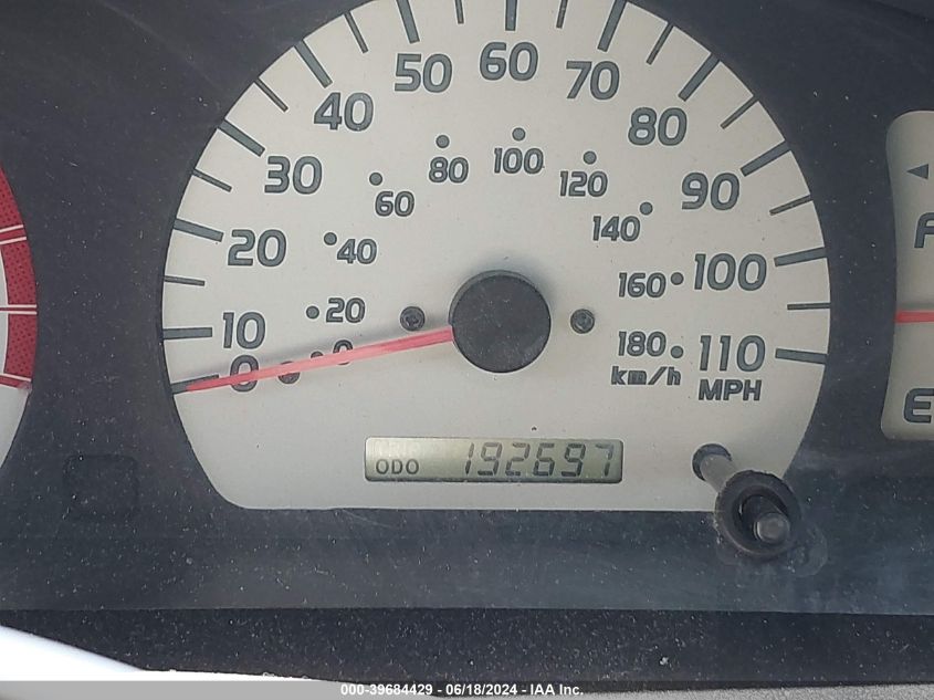 2004 Toyota Tacoma Prerunner V6 VIN: 5TEGN92N04Z368634 Lot: 39684429