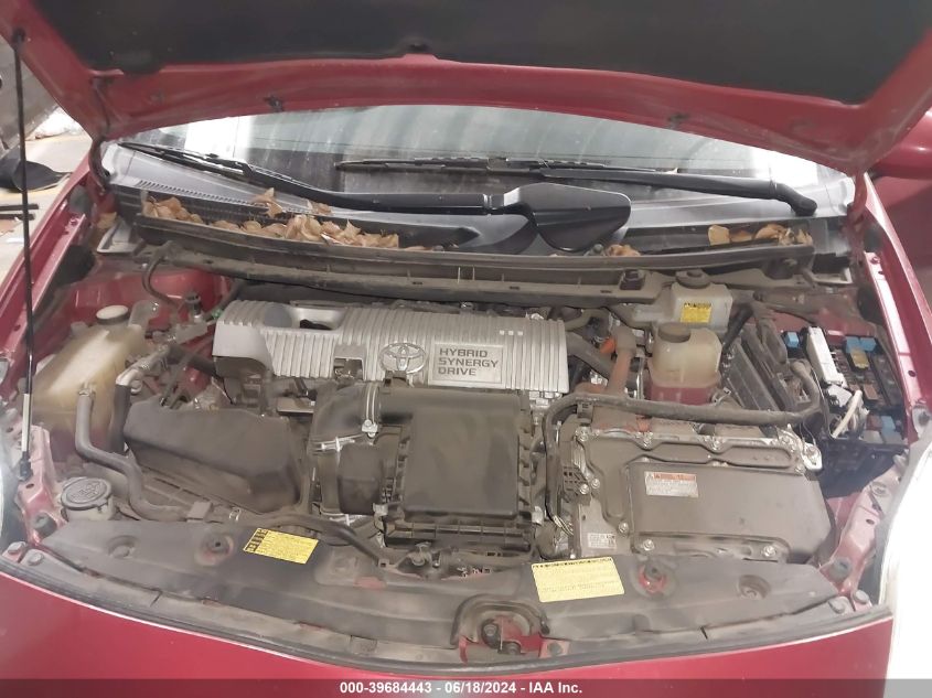 2013 Toyota Prius Two VIN: JTDKN3DU6D5649951 Lot: 39684443