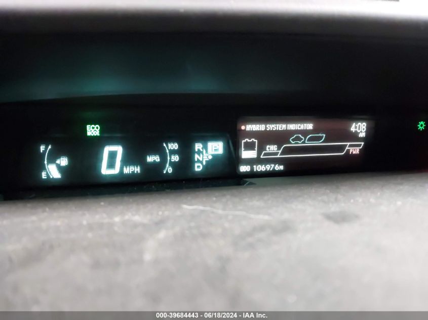 2013 Toyota Prius Two VIN: JTDKN3DU6D5649951 Lot: 39684443