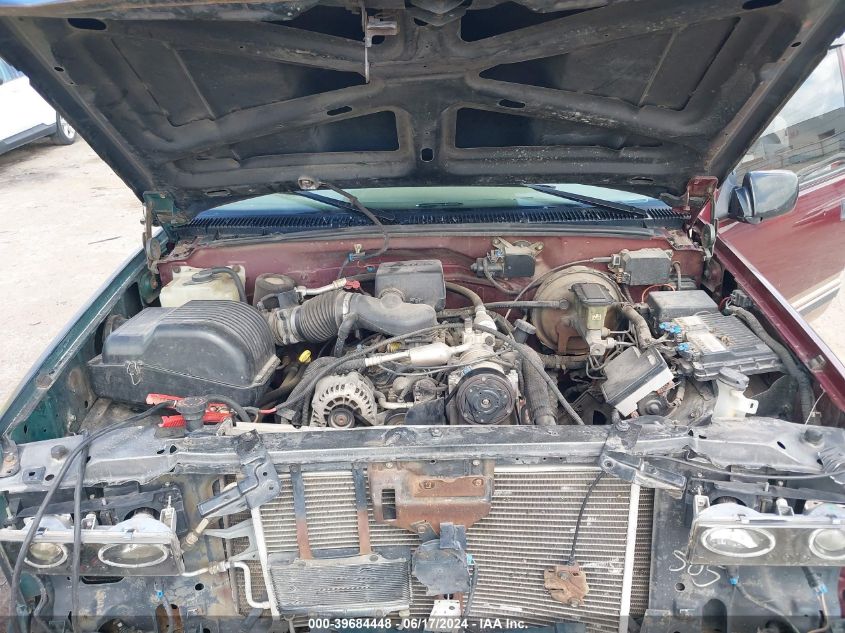 1997 GMC Sierra 1500 Sl Wideside VIN: 2GTEC19R5V1527032 Lot: 39684448