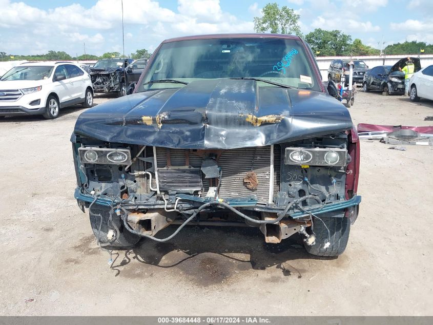 1997 GMC Sierra 1500 Sl Wideside VIN: 2GTEC19R5V1527032 Lot: 39684448