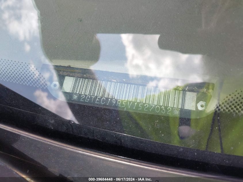 1997 GMC Sierra 1500 Sl Wideside VIN: 2GTEC19R5V1527032 Lot: 39684448