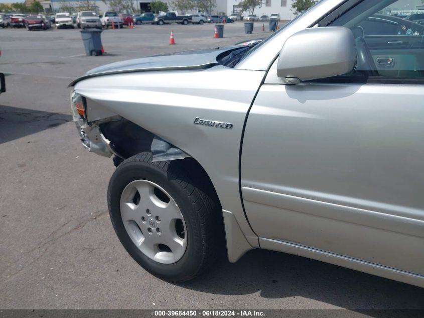 2005 Toyota Highlander Limited V6 VIN: JTEEP21A150102205 Lot: 39684450