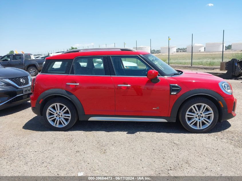 2022 Mini Countryman Cooper VIN: WMZ43BR04N3N61802 Lot: 39684473