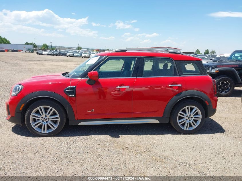 2022 Mini Countryman Cooper VIN: WMZ43BR04N3N61802 Lot: 39684473