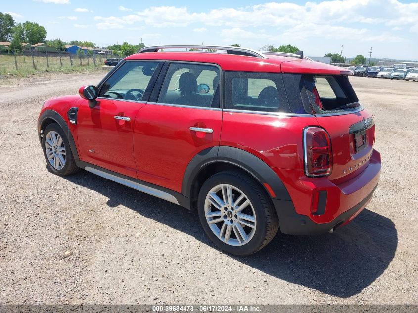 2022 Mini Countryman Cooper VIN: WMZ43BR04N3N61802 Lot: 39684473