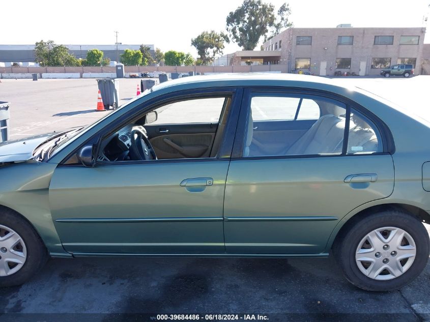 2003 Honda Civic Lx VIN: 2HGES16533H604457 Lot: 39684486