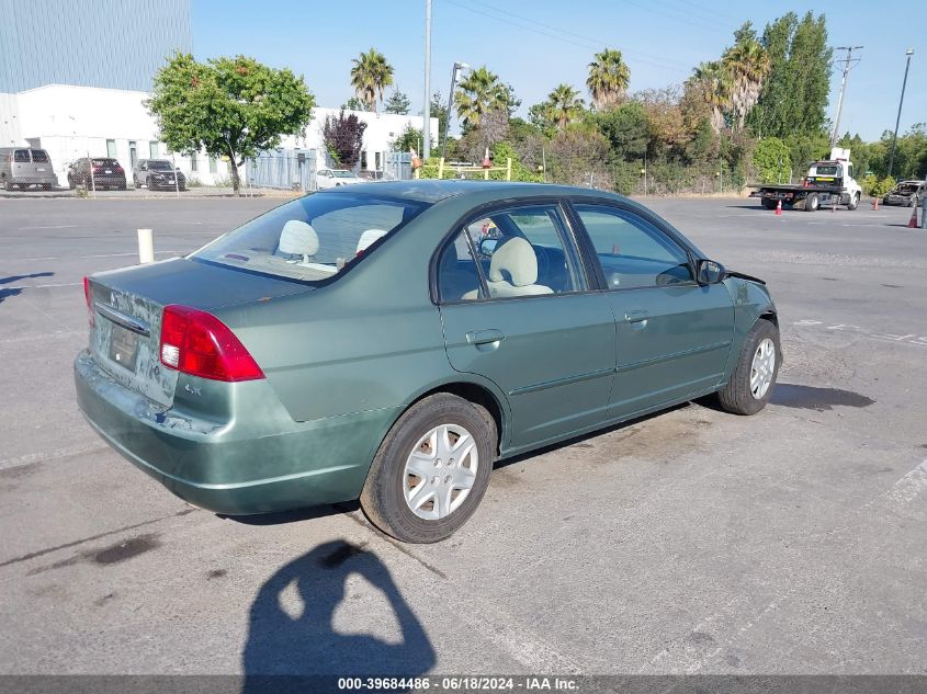 2003 Honda Civic Lx VIN: 2HGES16533H604457 Lot: 39684486