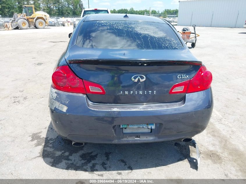 2008 Infiniti G35X VIN: JNKBV61F58M251972 Lot: 39684494