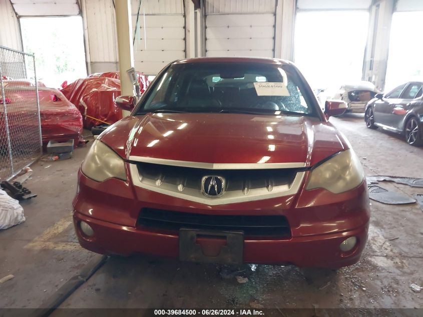 2007 Acura Rdx Technology VIN: 5J8TB18547A004989 Lot: 39684500