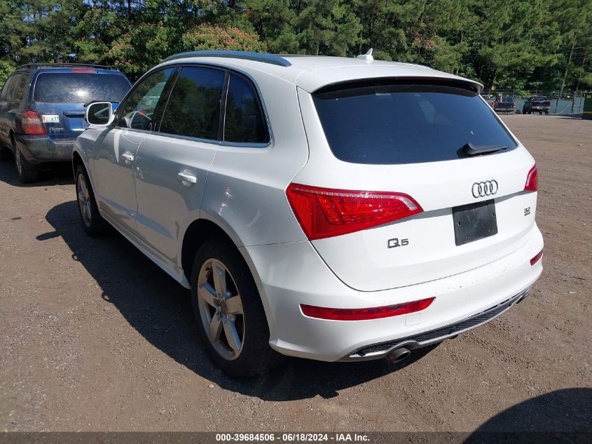 2011 Audi Q5 3.2 Premium Plus VIN: WA1WKAFP4BA083356 Lot: 39684506