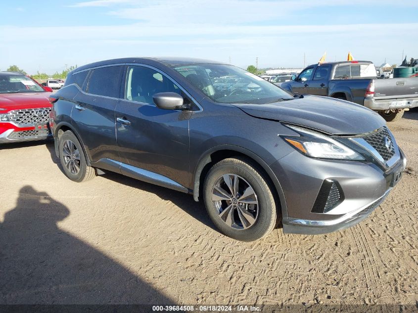 2021 Nissan Murano S Intelligent Awd VIN: 5N1AZ2AS6MC124196 Lot: 39684508