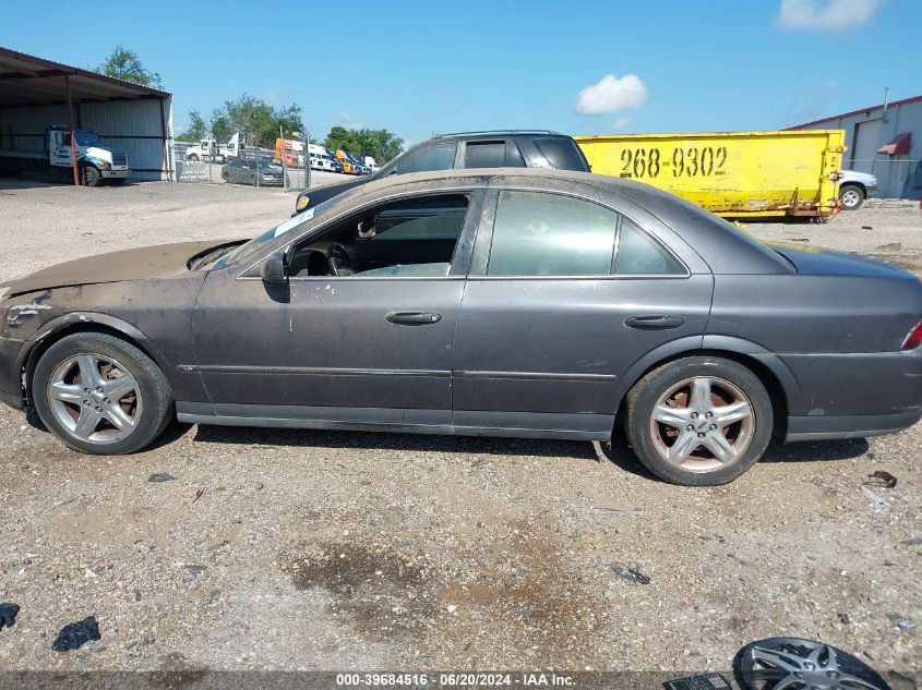 2001 Lincoln Ls V8 Auto VIN: 1LNHM87A71Y601148 Lot: 39684516