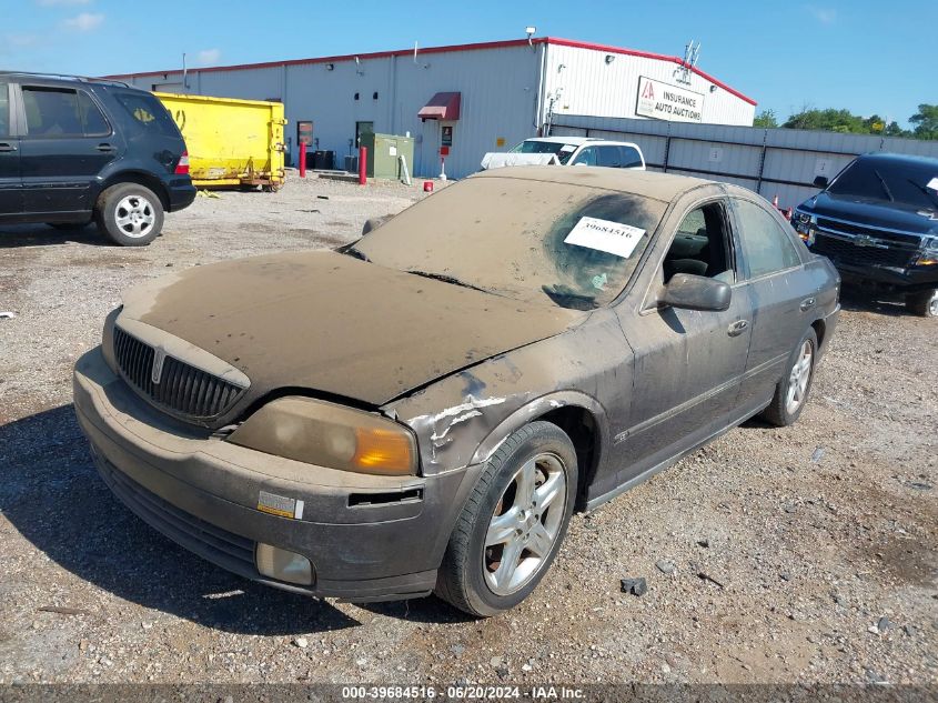 2001 Lincoln Ls V8 Auto VIN: 1LNHM87A71Y601148 Lot: 39684516