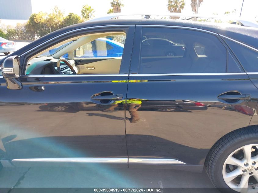 2011 Lexus Rx 350 VIN: 2T2BK1BA4BC119317 Lot: 39684519