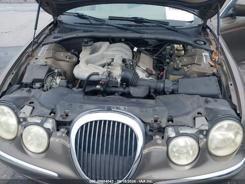 2001 Jaguar S-Type 3.0L V6 VIN: SAJDA01N11FL92799 Lot: 39684543