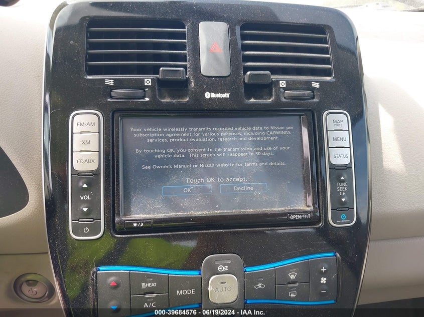 2015 Nissan Leaf Sv VIN: 1N4AZ0CP2FC311820 Lot: 39684576