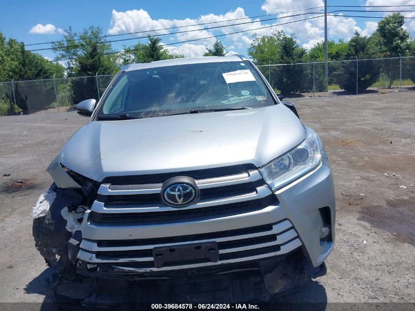 2019 Toyota Highlander Xle VIN: 5TDJZRFH8KS626634 Lot: 39684578