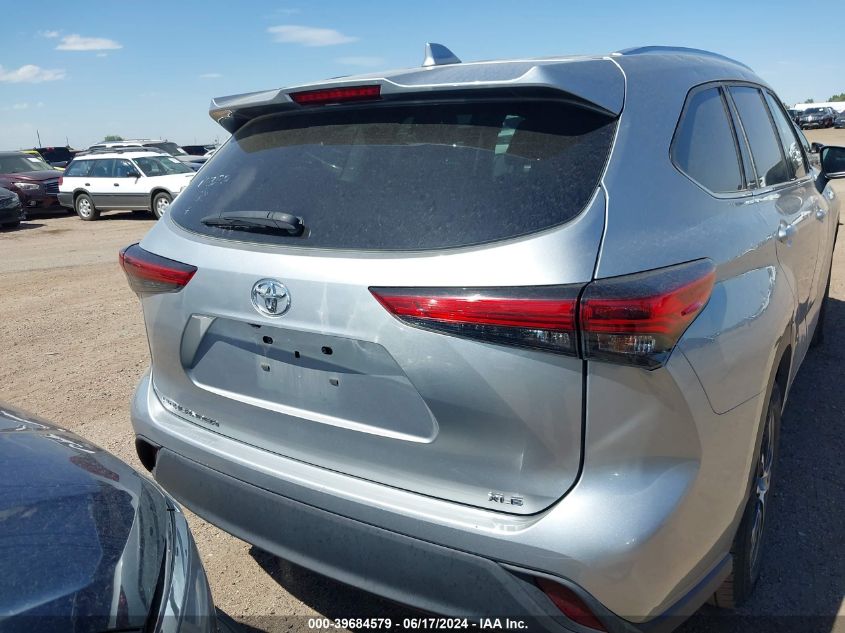 2021 Toyota Highlander Xle VIN: 5TDGZRAH7MS532779 Lot: 39684579
