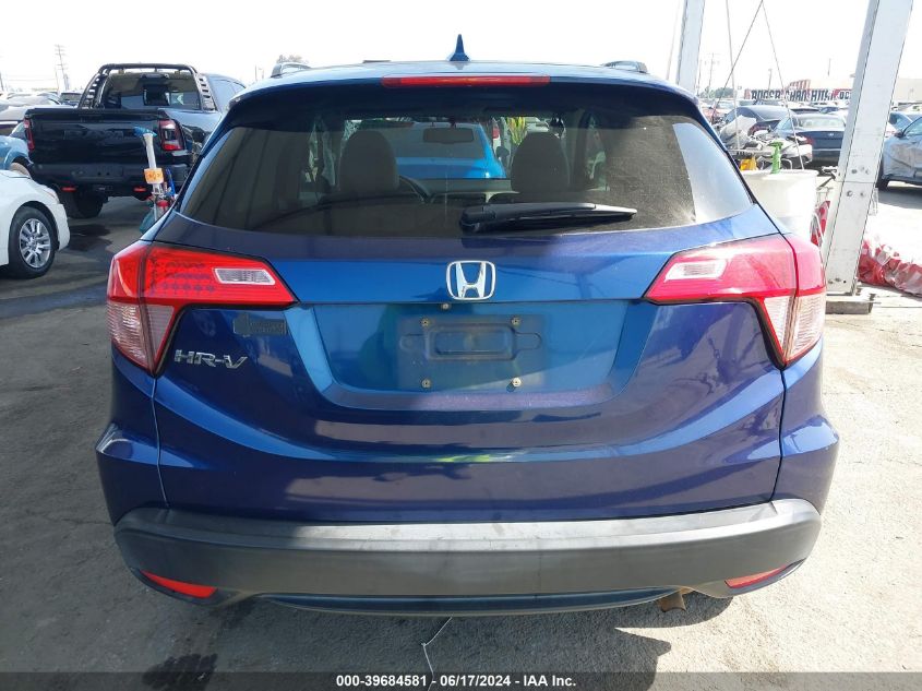 2016 Honda Hr-V Ex-L VIN: 3CZRU5H7XGM705979 Lot: 39684581