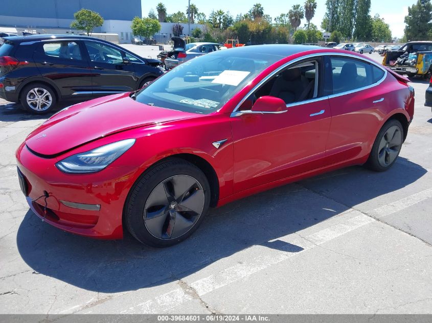 2018 Tesla Model 3 Long Range/Mid Range VIN: 5YJ3E1EA3JF045670 Lot: 39684601