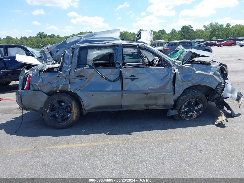 2012 Honda Pilot Ex-L VIN: 5FNYF4H67CB040079 Lot: 39684605