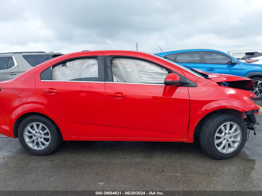 2017 Chevrolet Sonic Lt VIN: 1G1JD5SHXH4106896 Lot: 39684631