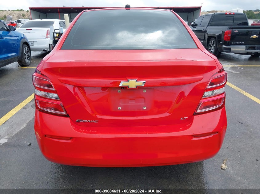 2017 Chevrolet Sonic Lt VIN: 1G1JD5SHXH4106896 Lot: 39684631