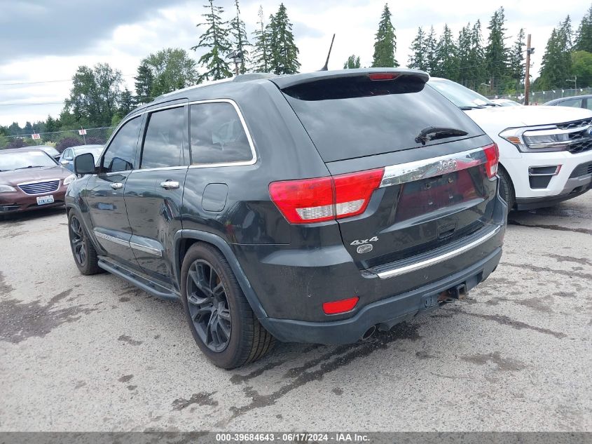 2011 Jeep Grand Cherokee Overland VIN: 1J4RR6GT1BC713310 Lot: 39684643