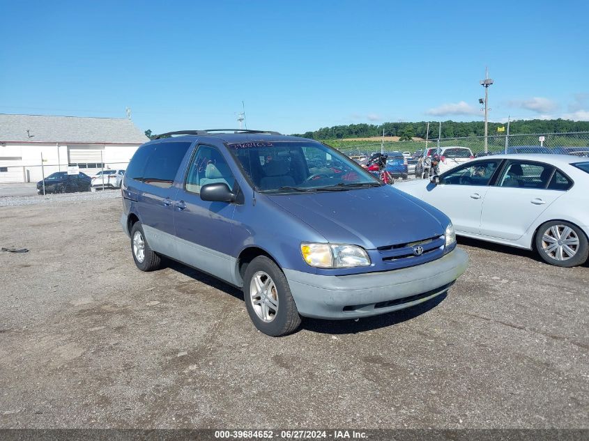 2000 Toyota Sienna Le/Xle VIN: 4T3ZF13C8YU284986 Lot: 39684652