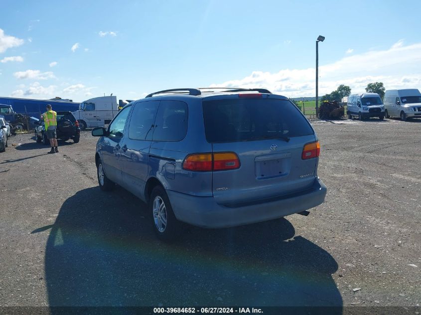 2000 Toyota Sienna Le/Xle VIN: 4T3ZF13C8YU284986 Lot: 39684652