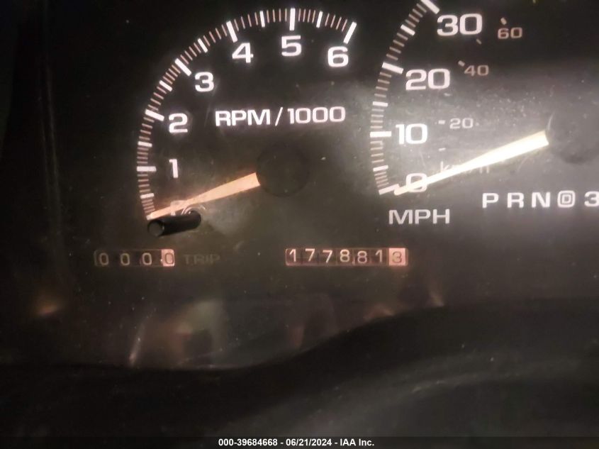 1998 GMC Sierra 1500 Sl Wideside VIN: 2GTEK19R0W1505170 Lot: 39684668