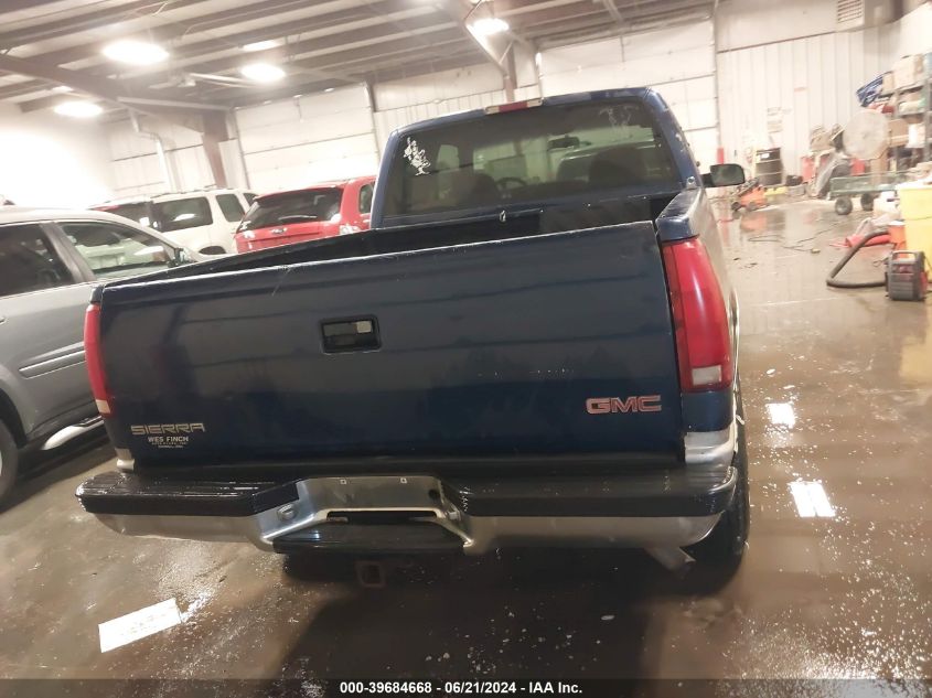 1998 GMC Sierra 1500 Sl Wideside VIN: 2GTEK19R0W1505170 Lot: 39684668