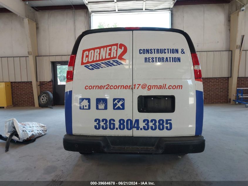 2017 Chevrolet Express 2500 Work Van VIN: 1GCWGAFF8H1240622 Lot: 39684678