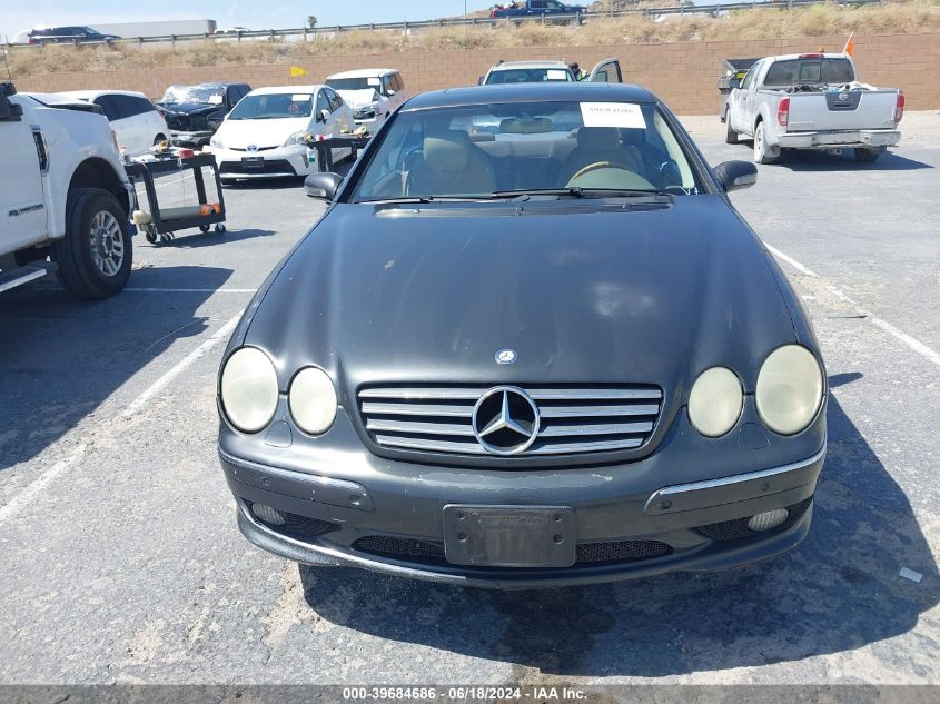 2002 Mercedes-Benz Cl 55 Amg VIN: WDBPJ73J72A026907 Lot: 39684686