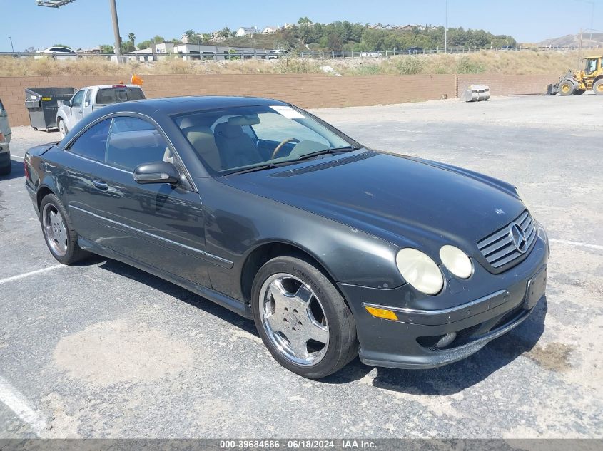 2002 Mercedes-Benz Cl 55 Amg VIN: WDBPJ73J72A026907 Lot: 39684686