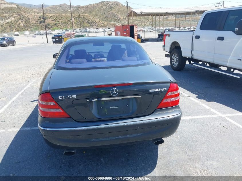 2002 Mercedes-Benz Cl 55 Amg VIN: WDBPJ73J72A026907 Lot: 39684686