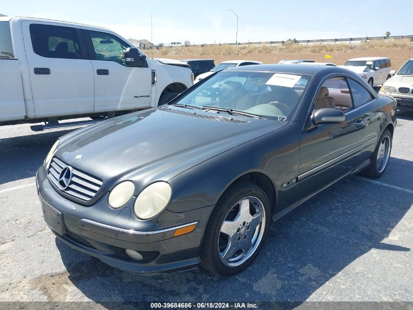 2002 Mercedes-Benz Cl 55 Amg VIN: WDBPJ73J72A026907 Lot: 39684686