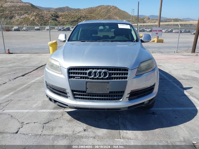 2007 Audi Q7 3.6 Premium VIN: WA1BY74L07D096286 Lot: 39684693