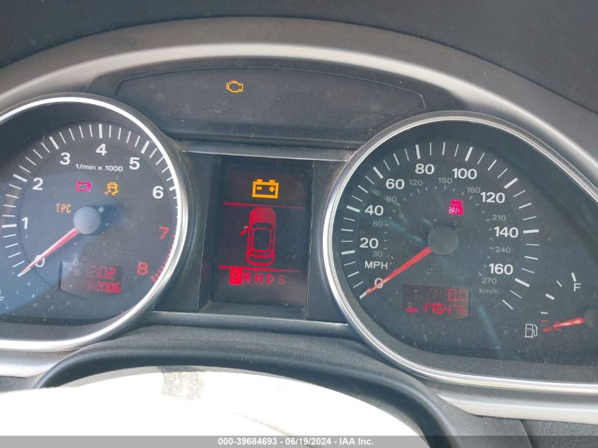 2007 Audi Q7 3.6 Premium VIN: WA1BY74L07D096286 Lot: 39684693