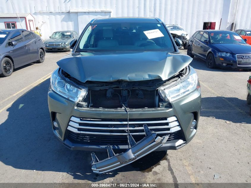 2018 Toyota Highlander Xle VIN: 5TDJZRFH2JS900960 Lot: 39684717