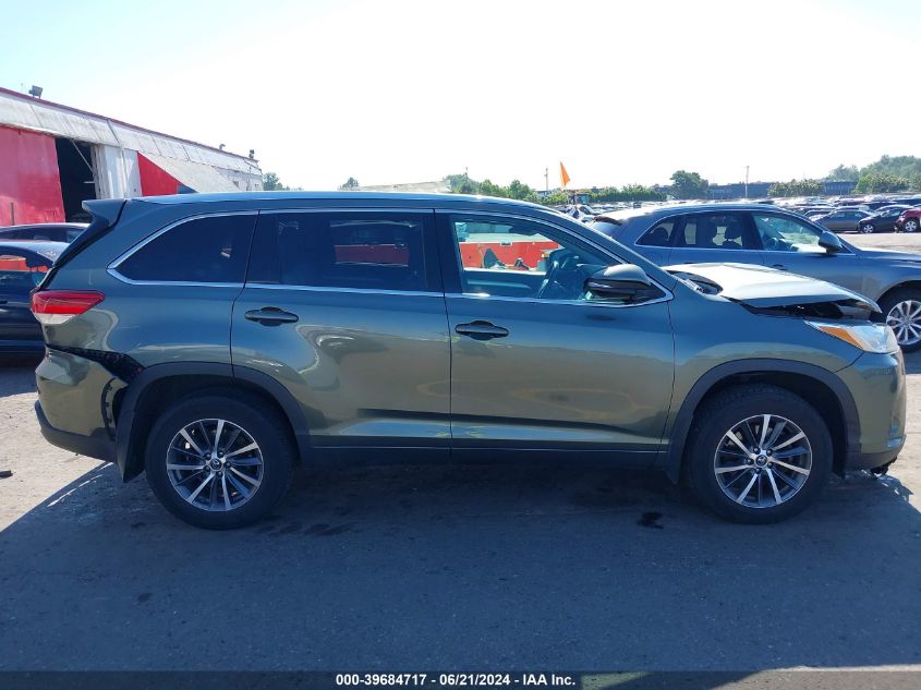 2018 Toyota Highlander Xle VIN: 5TDJZRFH2JS900960 Lot: 39684717