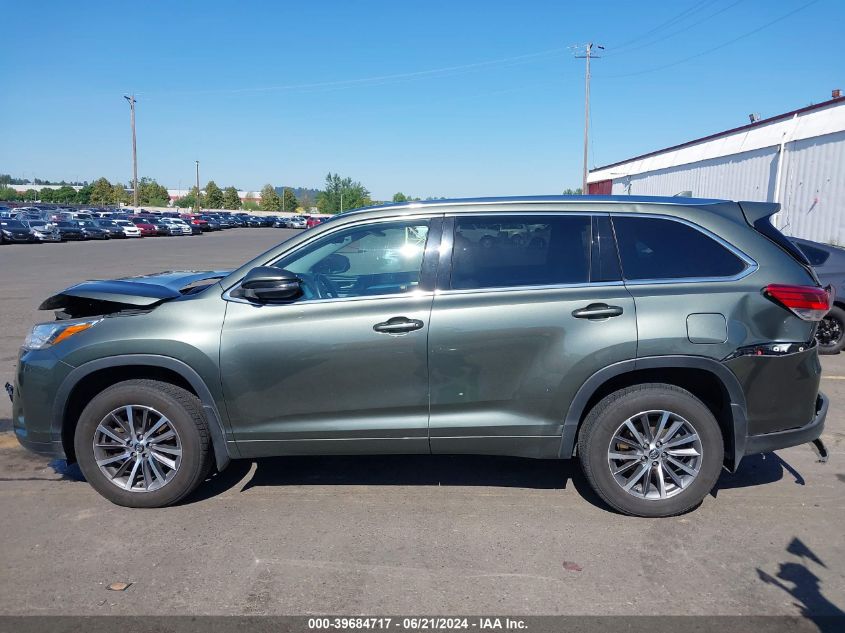 2018 Toyota Highlander Xle VIN: 5TDJZRFH2JS900960 Lot: 39684717