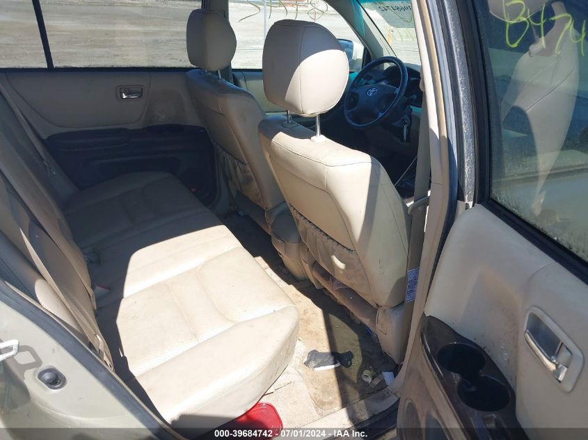 2003 Toyota Highlander Limited V6 VIN: JTEHF21A830103963 Lot: 39684742