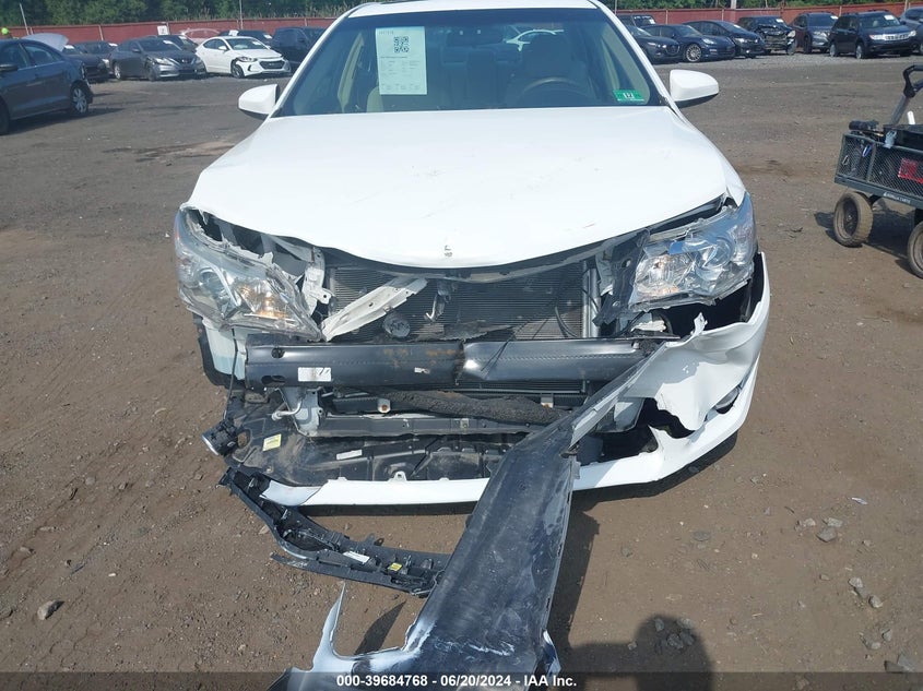 2012 Toyota Camry Xle VIN: 4T4BF1FK3CR192518 Lot: 39684768