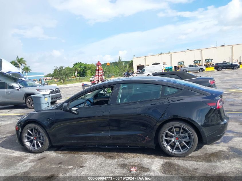 2021 Tesla Model 3 Standard Range Plus Rear-Wheel Drive VIN: 5YJ3E1EA7MF098392 Lot: 39684773